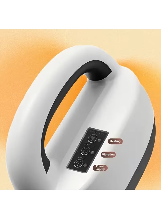 6D Roller Heated Massager for Full Body Relaxation, Immersive Human Simulation Massage, Acupoint Pain Relief, Rapid Heating Multi-Level Adjustable Electric Massager, Back, Arm, Breast, and Stomach Massage, Menstrual Pain Relief, Warm the Uterus and Expel Cold, Protect Waist, Long-Lasting Battery, Home Portable Electric Massager for Muscle Relaxation, Stress Relief, Blood Circulation Improvement, Deep Relaxation, Pain Alleviation for Neck, Shoulders, Back, and Abdomen, Premium Quality Household Wellness Device - Image 5